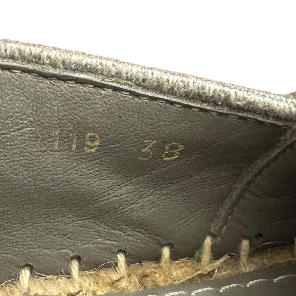 Dior- Christian Dior Cream and Gray Espadrilles Sz 38 (8) - Picture 9 of 10